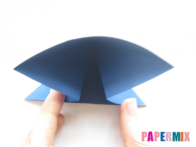 Как сделать стул из бумаги (оригами) поэтапно - шаг 4