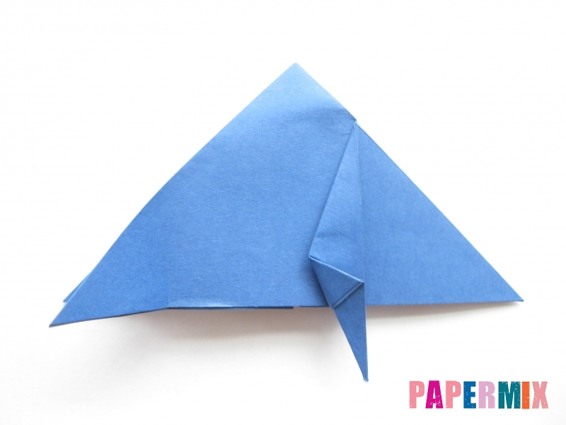 Как сделать стул из бумаги (оригами) поэтапно - шаг 8