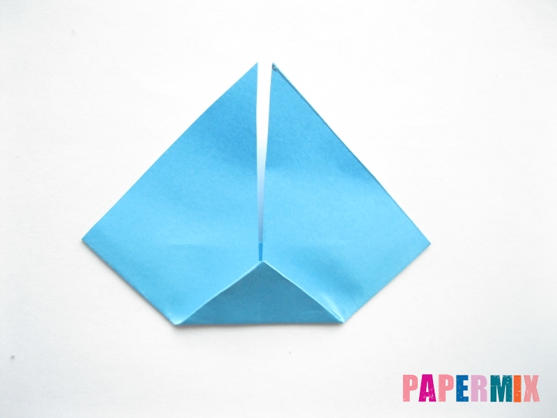 Как сделать парусник из бумаги (оригами) поэтапно - шаг 8