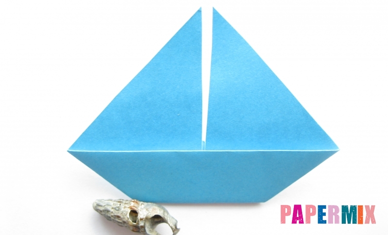 Как сделать парусник из бумаги в технике оригами своими руками поэтапно