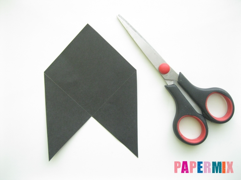 Как сделать закладку кота из бумаги своими руками - шаг 3