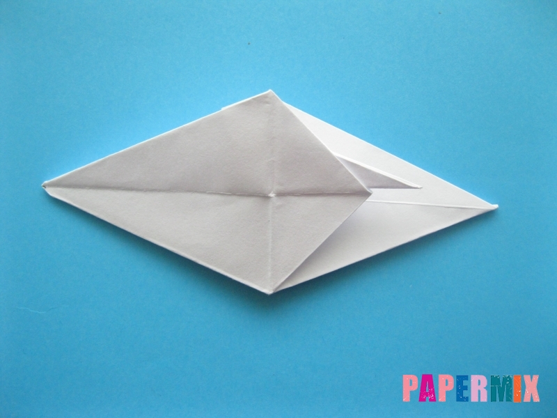 Как сделать акулу из бумаги (оригами) поэтапно - шаг 14