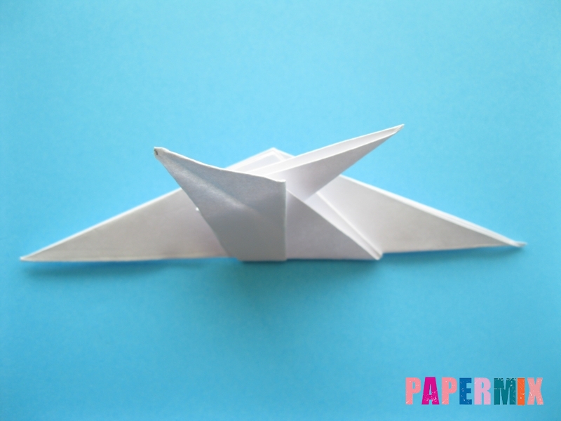 Как сделать акулу из бумаги (оригами) поэтапно - шаг 16