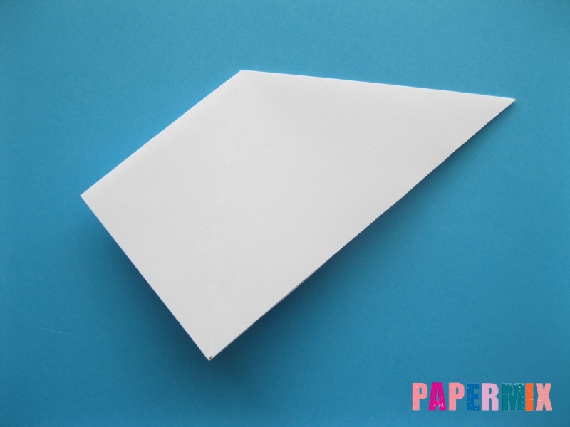 Как сделать акулу из бумаги (оригами) поэтапно - шаг 5