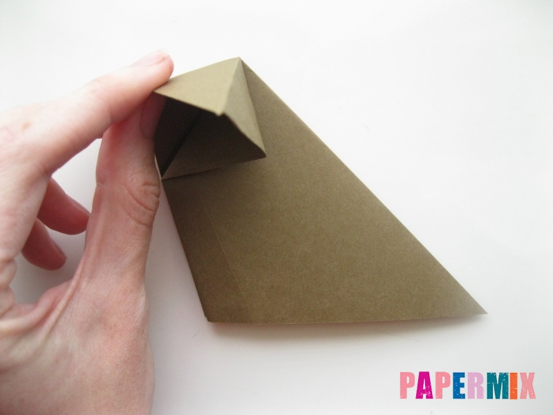 Как сделать бегемота из бумаги (оригами) поэтапно - шаг 6