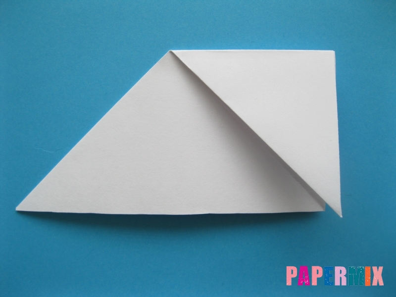 Как сделать цаплю из бумаги (оригами) поэтапно - шаг 3