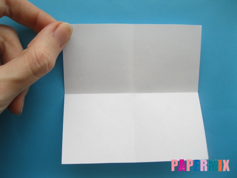Как сделать голубя из бумаги поэтапно - шаг 1