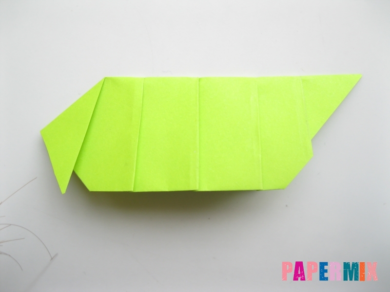 Как сделать гусеницу из бумаги (оригами) инструкция с фото - шаг 7