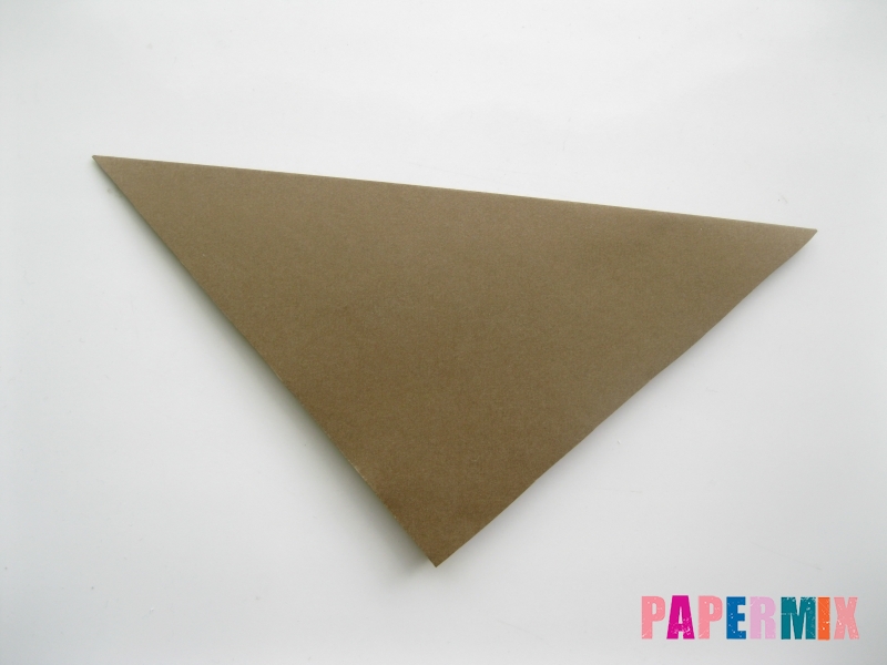 Как сделать кита из бумаги (оригами) инструкция с фото - шаг 1