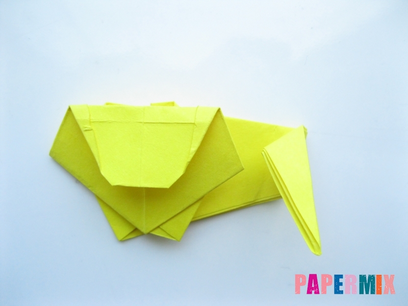 Как сделать льва из бумаги (оригами) своими руками - шаг 12
