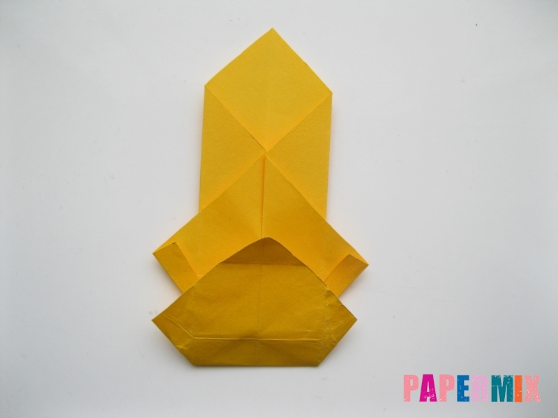Как сделать медведя из бумаги (оригами) своими руками - шаг 11