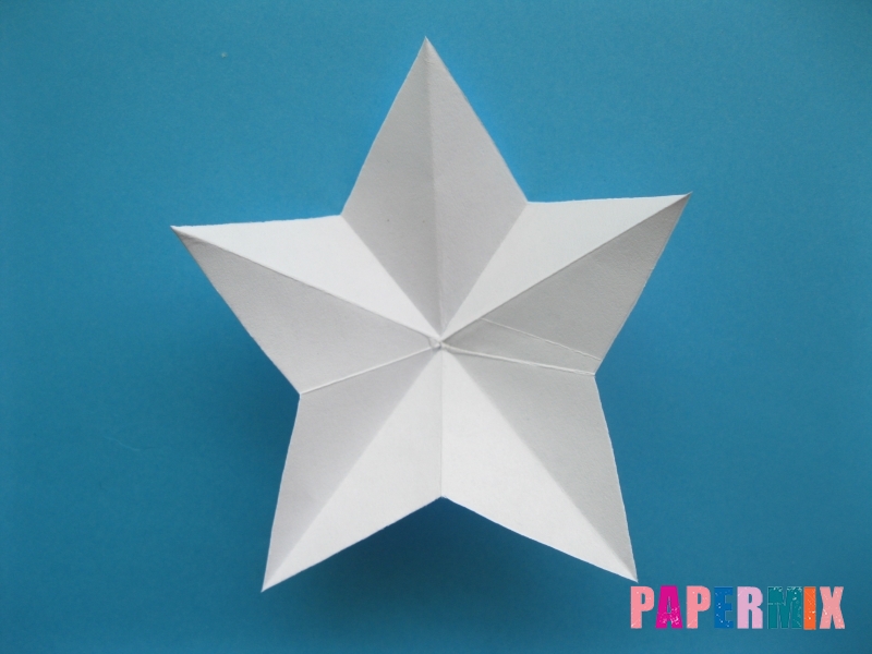 Как сделать морскую звезду из бумаги (оригами) поэтапно - шаг 10