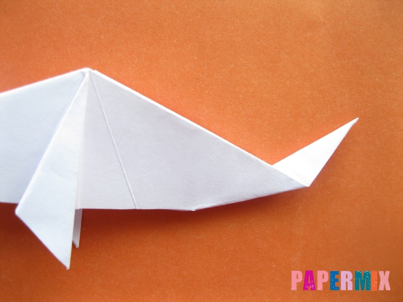 Как сделать моржа из бумаги (оригами) своими руками - шаг 13