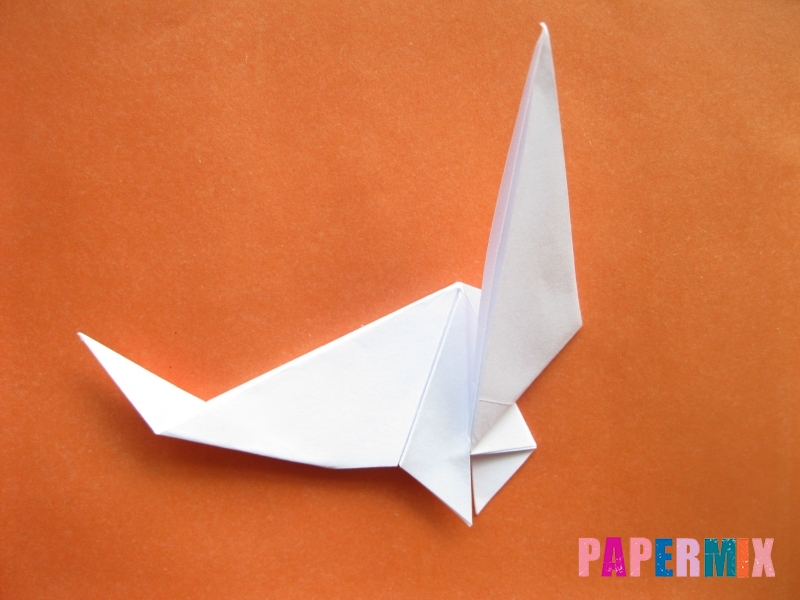 Как сделать моржа из бумаги (оригами) своими руками - шаг 14