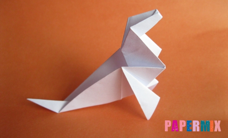 Как сделать моржа из бумаги в технике оригами своими руками поэтапно