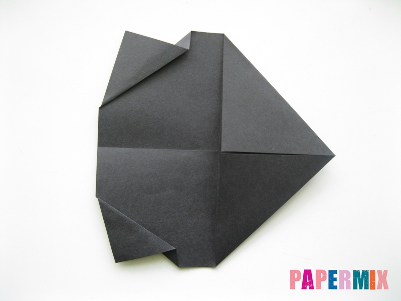 Как сделать носорога из бумаги (оригами) поэтапно - шаг 4