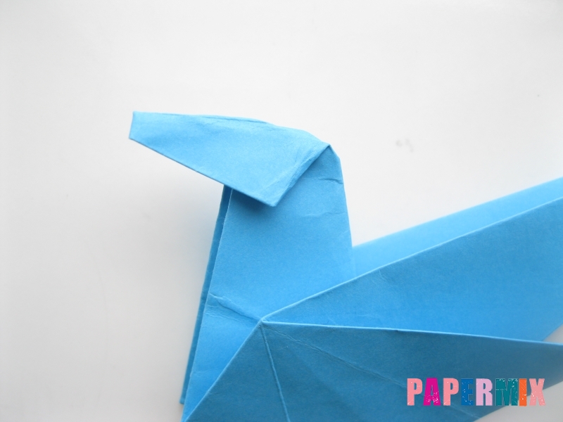 Как сделать оленя из бумаги (оригами) поэтапно - шаг 10