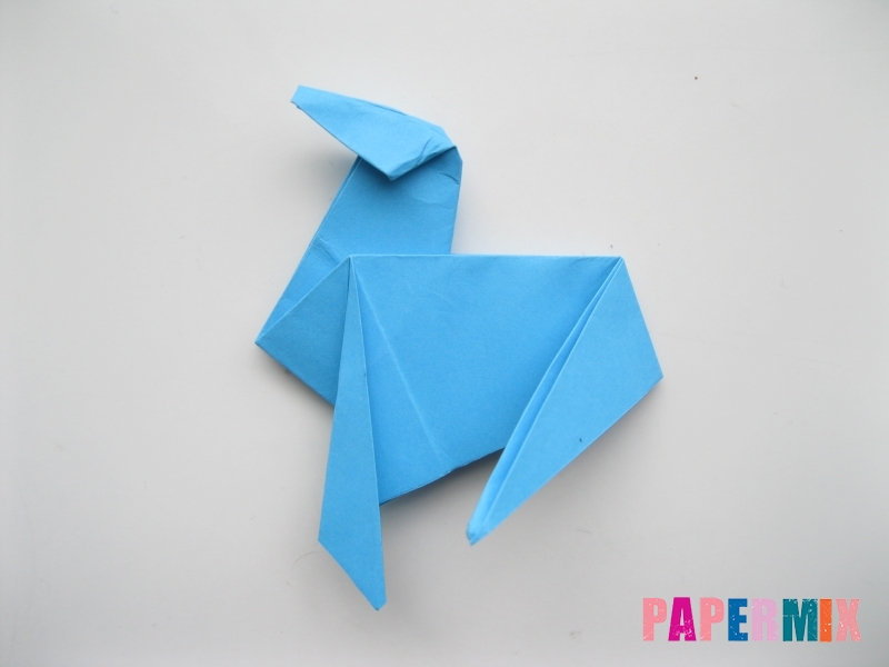 Как сделать оленя из бумаги (оригами) поэтапно - шаг 13