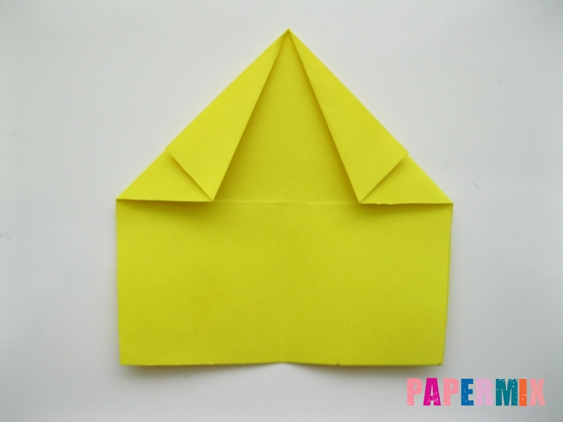 Как сделать овчарку из бумаги (оригами) поэтапно - шаг 4