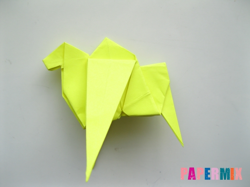 Как сделать верблюда из бумаги (оригами) поэтапно - шаг 16