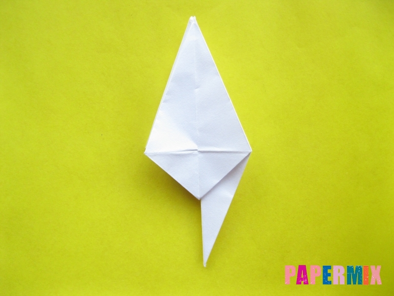 Как сделать зебру из бумаги (оригами) поэтапно - шаг 10