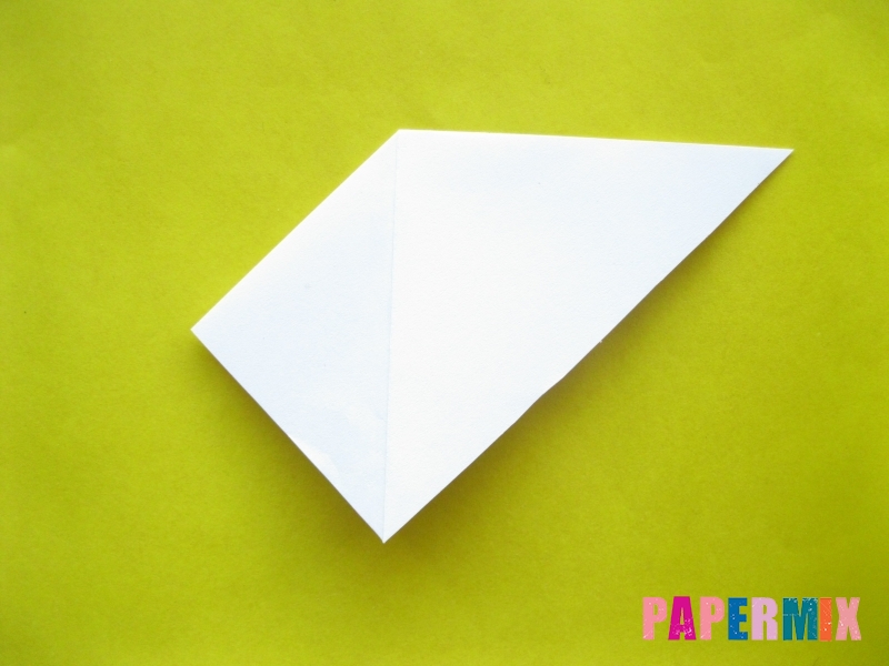 Как сделать зебру из бумаги (оригами) поэтапно - шаг 3