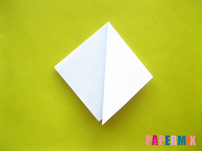 Как сделать зебру из бумаги (оригами) поэтапно - шаг 4