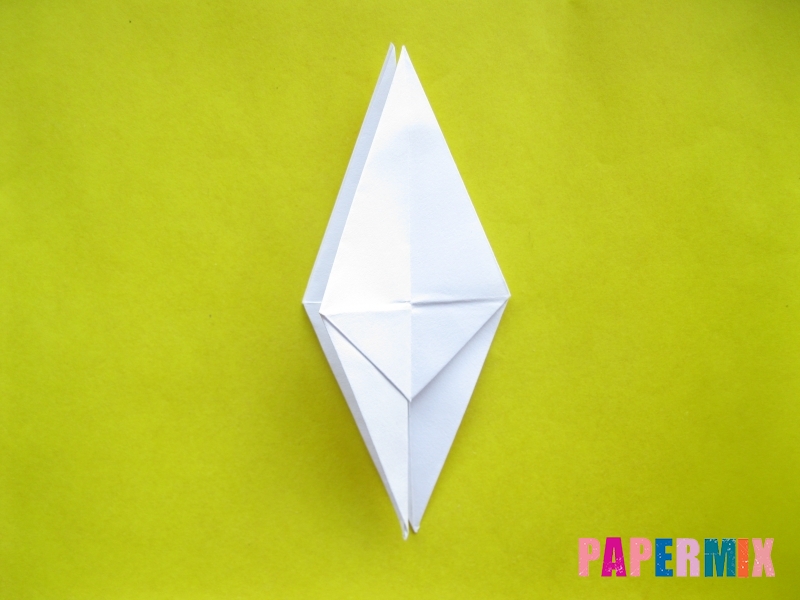 Как сделать зебру из бумаги (оригами) поэтапно - шаг 8