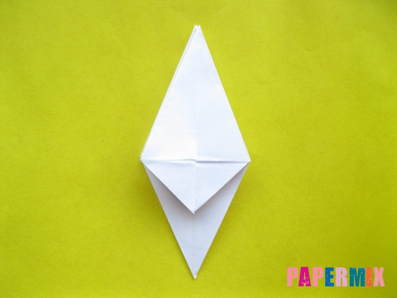 Как сделать зебру из бумаги (оригами) поэтапно - шаг 9